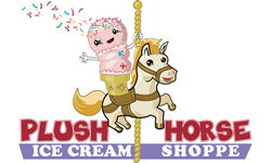 Plush Horse Ice Cream Shop
