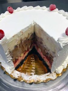 ice cream cake banana split