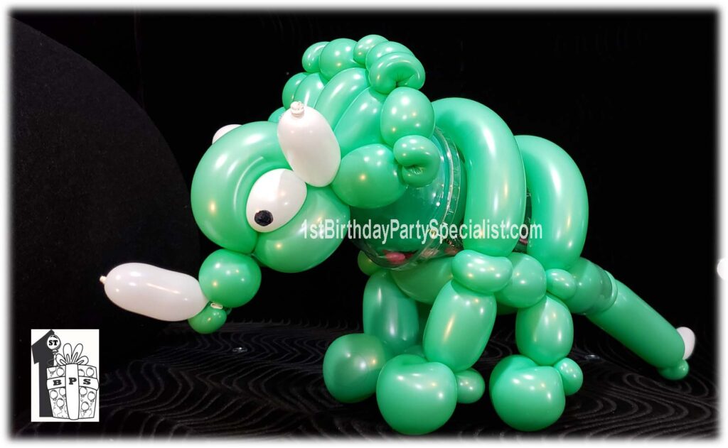 Triceratops Dinosaur Candy Cup by Magical Balloon-dude Dale